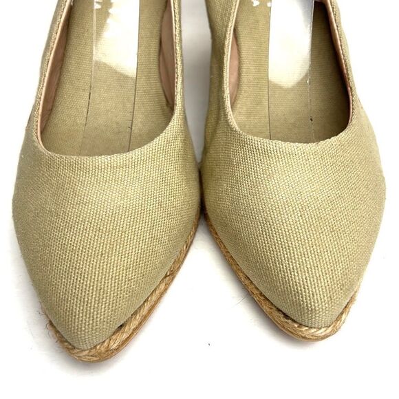 NWOB VISCATA  Barcelona Canvas Sandal Wedged Canvas Espadrilles sz 38 US 6,5 - 7 - Picture 6 of 16